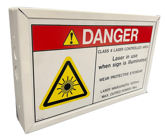 LightBOX - Lighted Beam On Warning SIgn for LightWELD