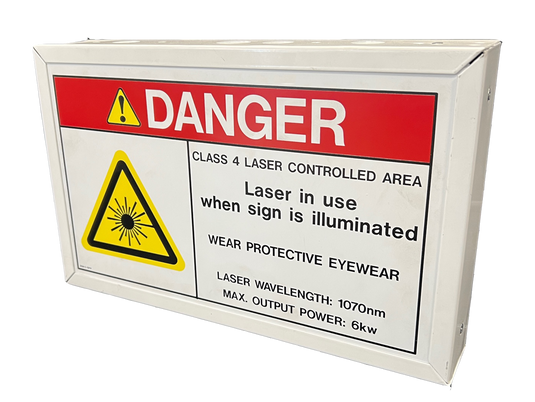 LightBOX - Lighted Beam On Warning SIgn for LightWELD