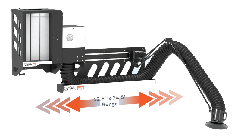 Load image into Gallery viewer, Vert-X Laser Fume Extractor - Wall Mountable
