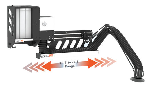 Vert-X Laser Fume Extractor - Wall Mountable