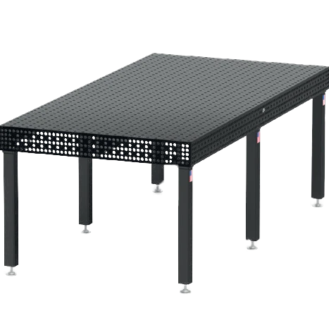 Load image into Gallery viewer, US160030.X7PL: System 16 4&#39;x8&#39; (48&quot;x96&quot;) Siegmund Imperial PLUS Series (Inch) Welding Table with Plasma Nitration
