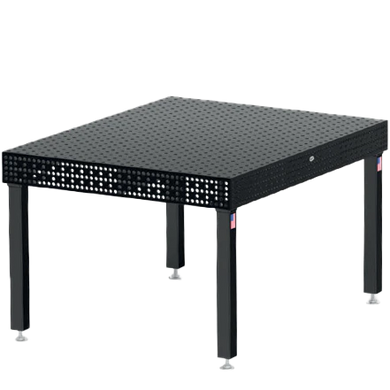 US160035.X7PL System 16 4'x5' (48x60) Siegmund Imperial PLUS Series (Inch) Welding Table with Plasma Nitration